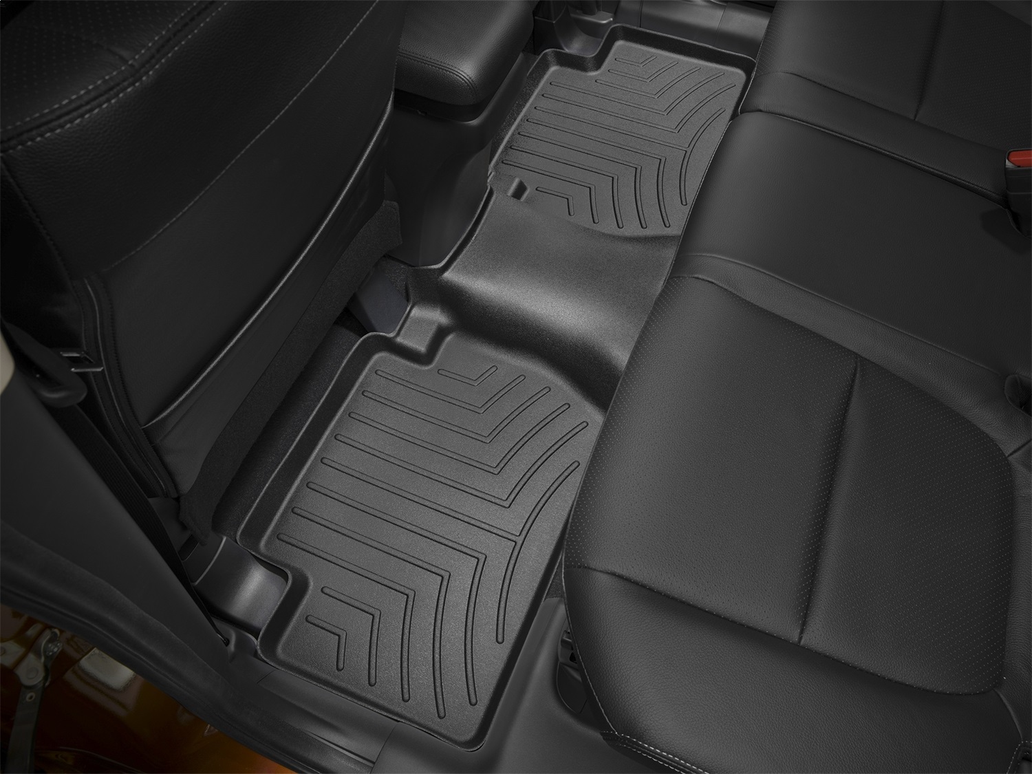 WeatherTech FloorLinerTM DigitalFit; Black; Rear 441622 thumbnail 1