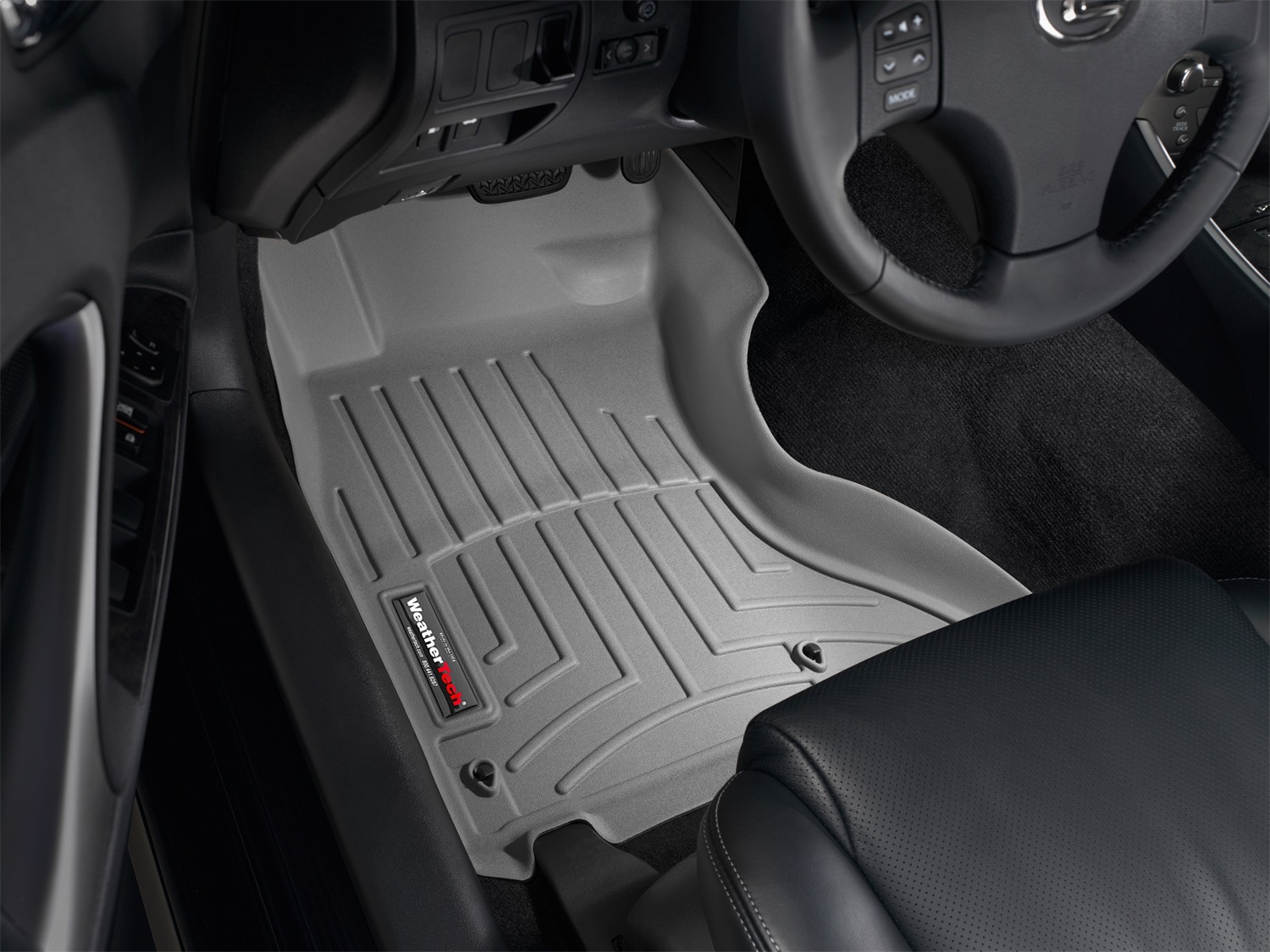 WeatherTech FloorLinerTM DigitalFit; Gray; Front 462041 thumbnail 0