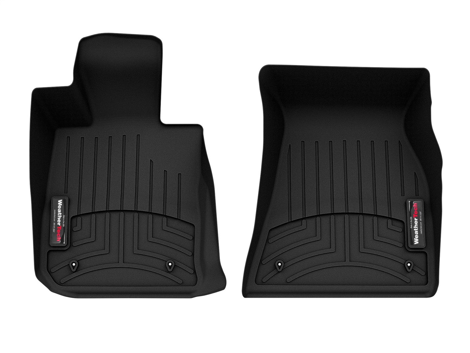 WeatherTech FloorLinerTM DigitalFit; Black; Front 4417121 thumbnail 0