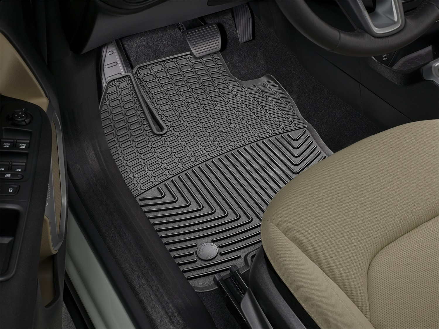 WeatherTech All Weather Floor Mats; Black; Front W397 thumbnail 0