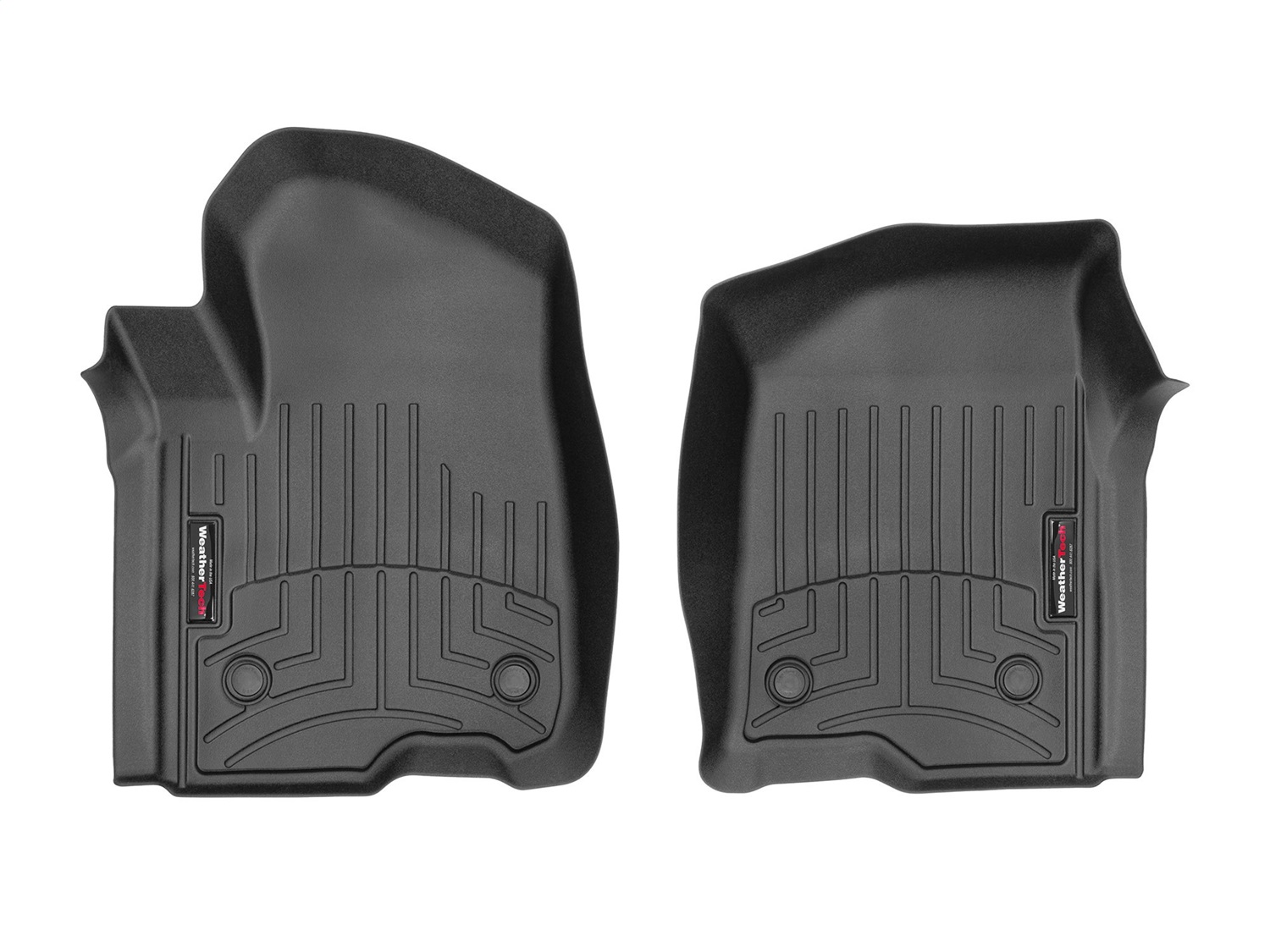 WeatherTech FloorLinerTM DigitalFit; Black; Front 4414361 thumbnail 1