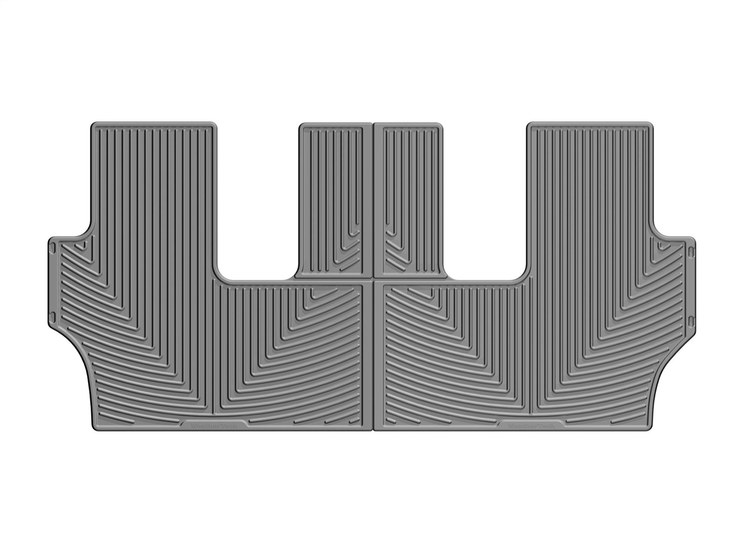WeatherTech All Weather Floor Mats; Gray; Third Row W213GR thumbnail 0