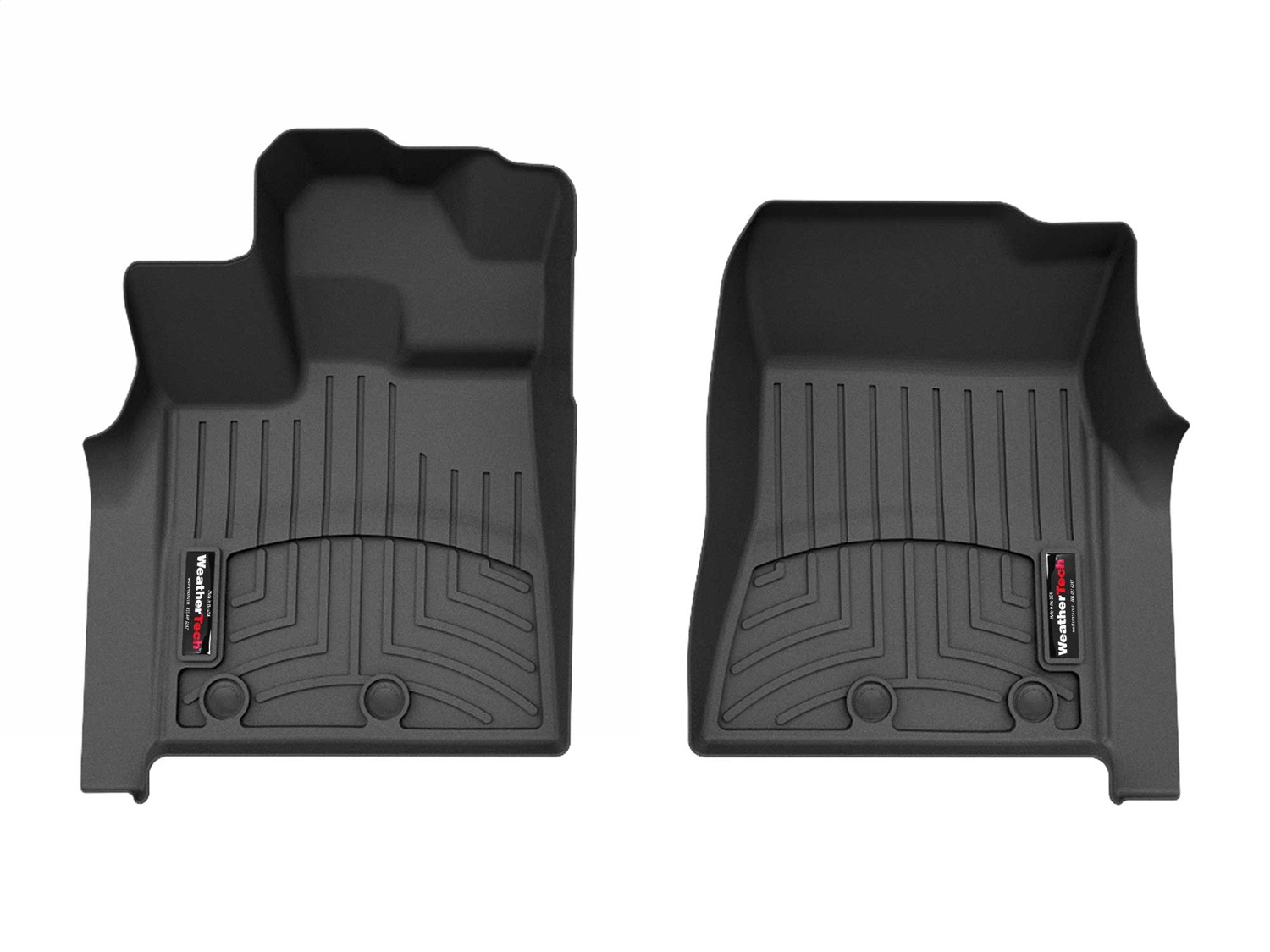 WeatherTech FloorLinerTM DigitalFit; Black; Front 4419051 thumbnail 0
