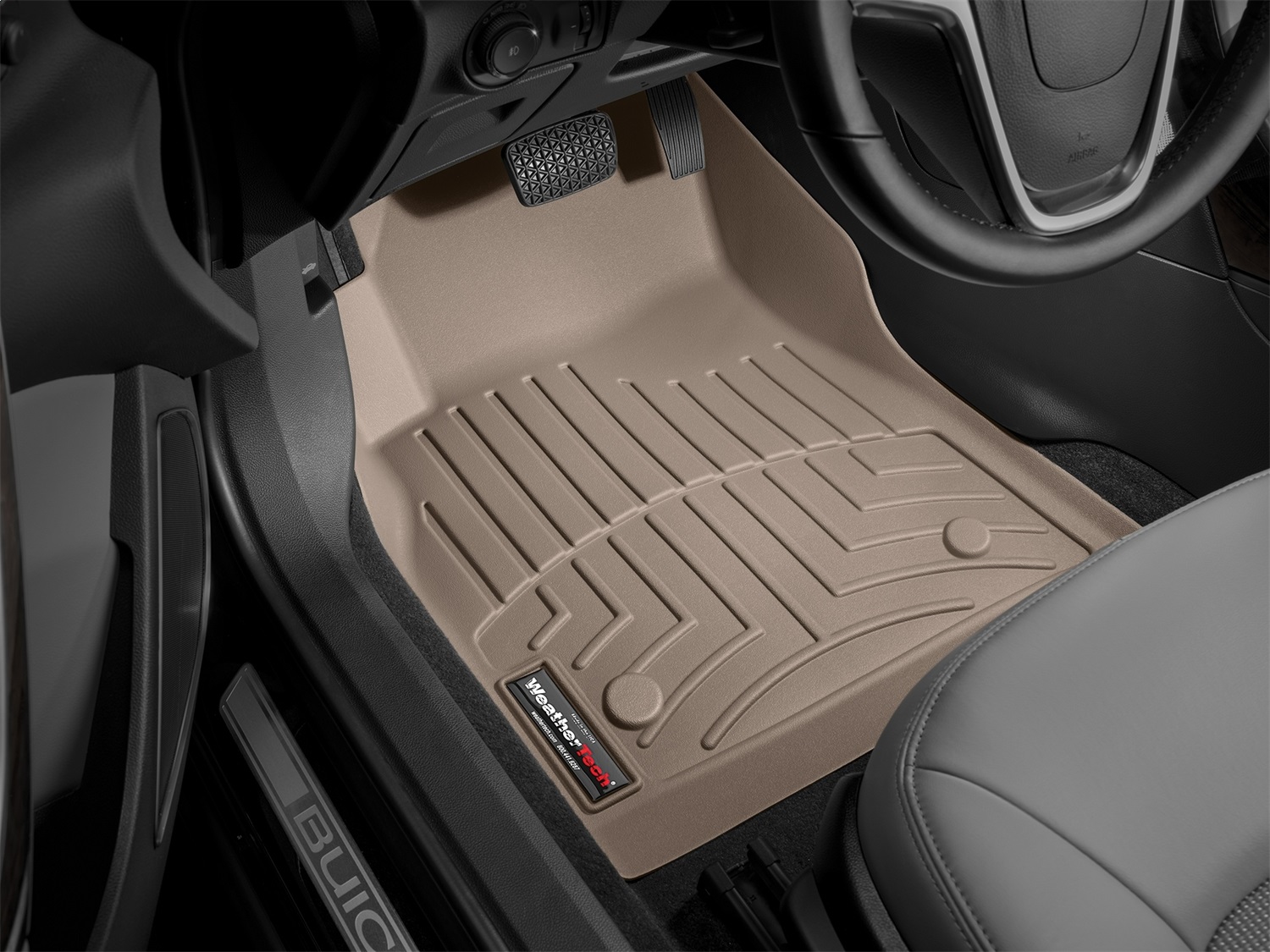 WeatherTech FloorLinerTM DigitalFit; Tan; Front 456021 thumbnail 0