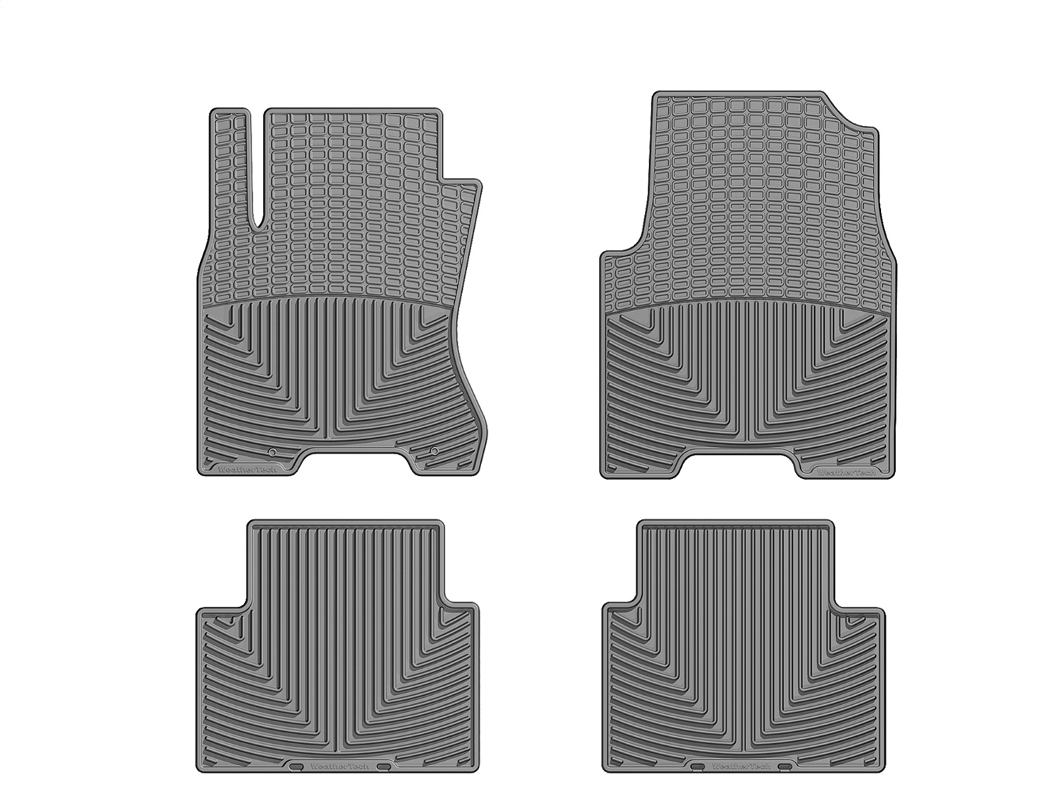 WeatherTech All Weather Floor Mats; Gray; Front and Rear WTNG216217 thumbnail 0