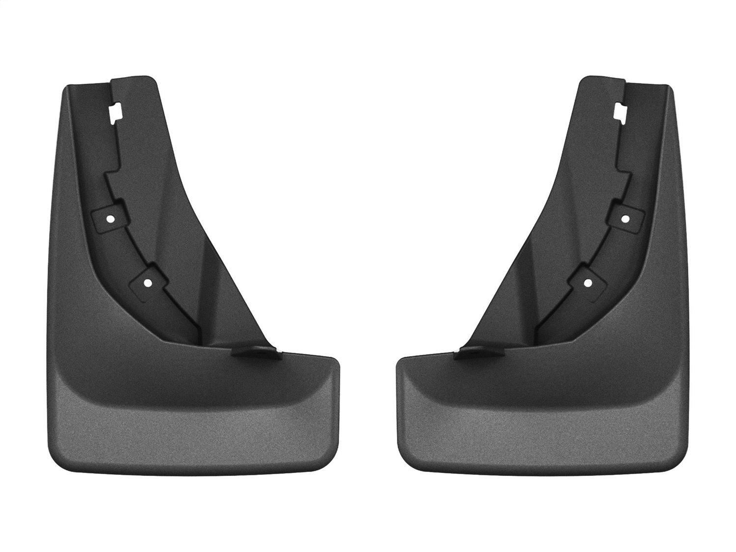 WeatherTech MudFlap No-Drill DigitalFit; Black 120189 thumbnail 0