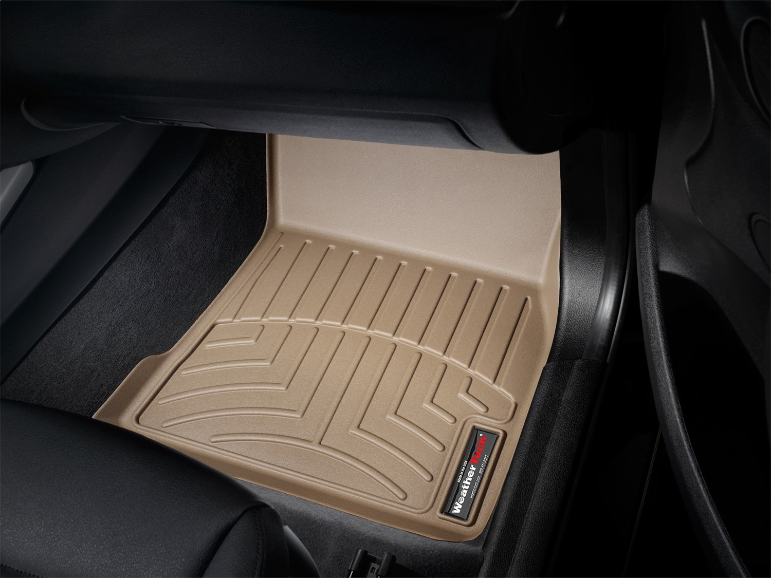 WeatherTech FloorLinerTM DigitalFit; Tan; Rear 453312 thumbnail 0