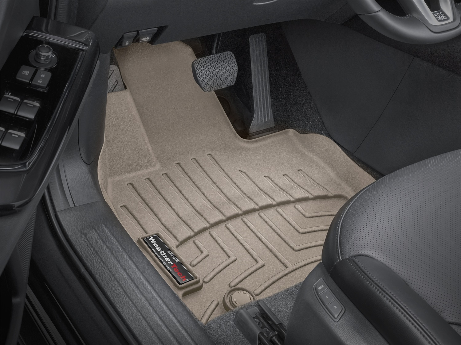 WeatherTech FloorLinerTM DigitalFit; Tan; Front 459721 thumbnail 1