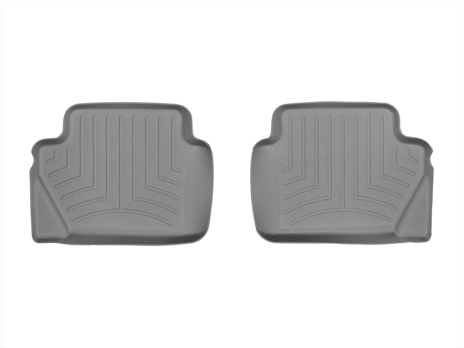 WeatherTech FloorLinerTM DigitalFit; Gray; Rear; 2 Piece 463233 thumbnail 0