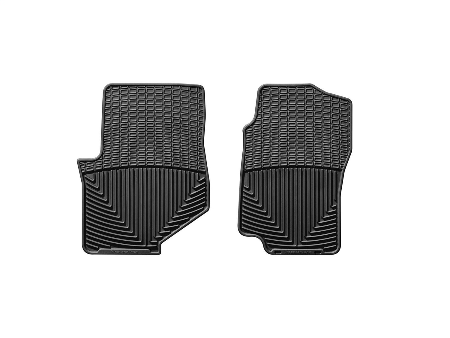 WeatherTech All Weather Floor Mats; Black; Front W32 thumbnail 1