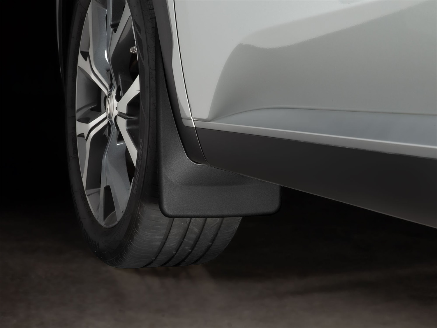 WeatherTech MudFlap No-Drill DigitalFit; Black 110127 thumbnail 1
