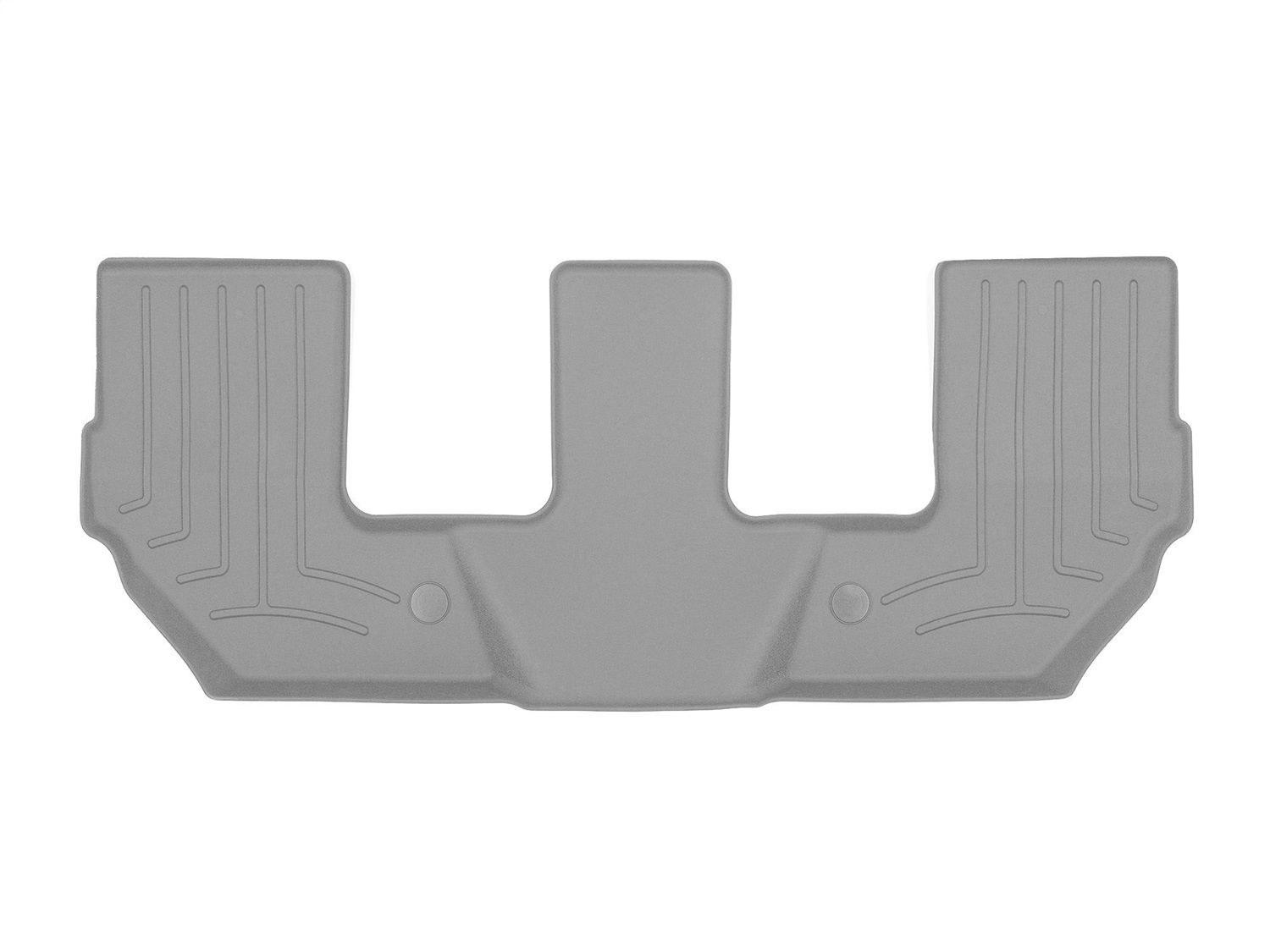 WeatherTech FloorLinerTM HP; Gray; Third Row 468283IM thumbnail 0