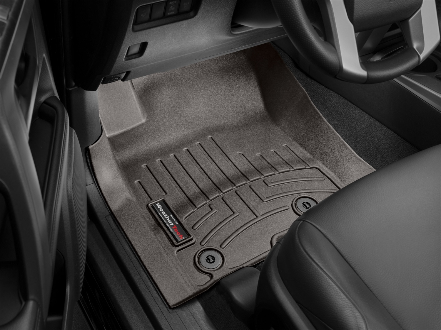 WeatherTech FloorLinerTM DigitalFit; Cocoa; Front 474931 thumbnail 1