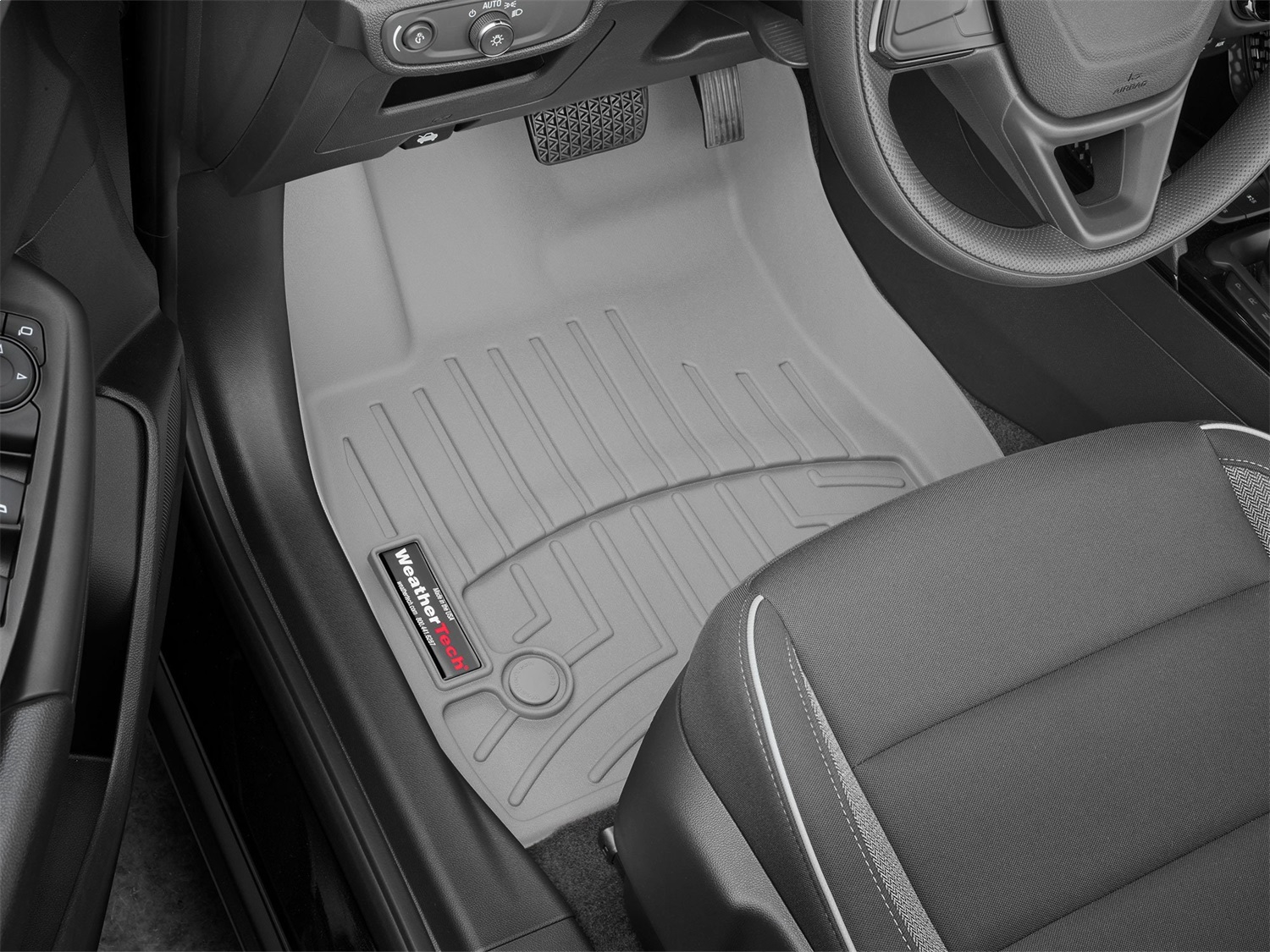 WeatherTech FloorLinerTM DigitalFit; Gray; Front 4616171 thumbnail 0