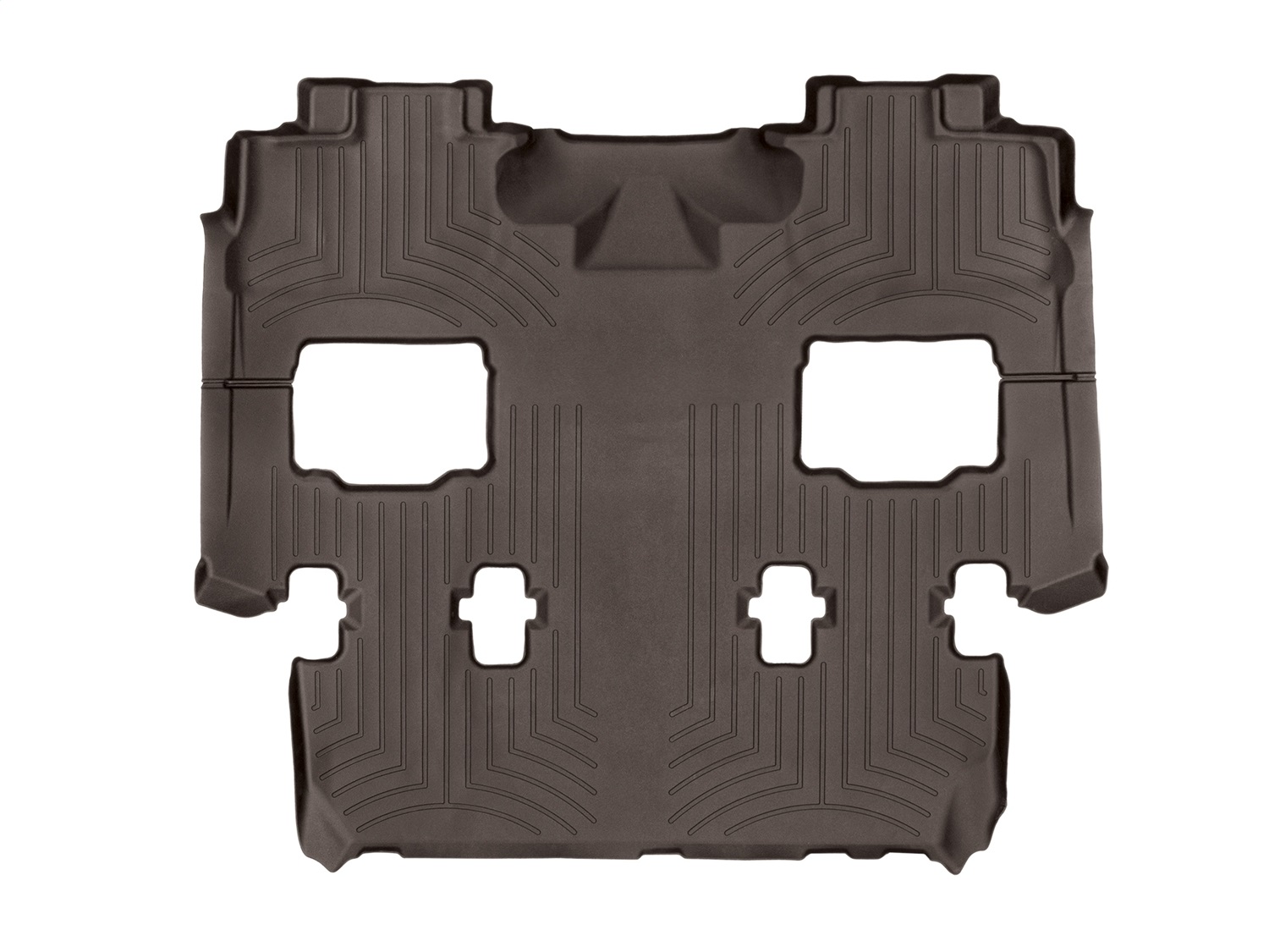 WeatherTech FloorLinerTM DigitalFit; Cocoa; Rear and Third Row 4710402 thumbnail 0