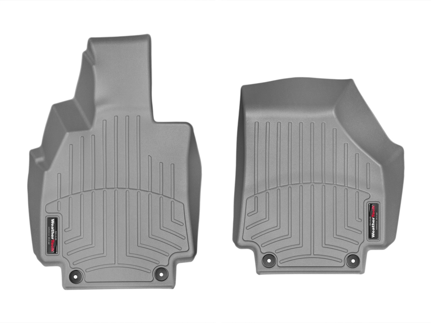 WeatherTech FloorLinerTM DigitalFit; Gray; Front 466281 thumbnail 0