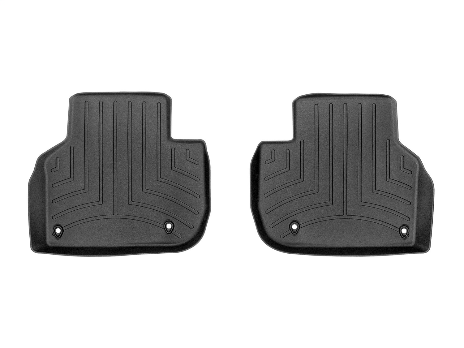 WeatherTech FloorLinerTM DigitalFit; Black; Rear 4410032 thumbnail 0
