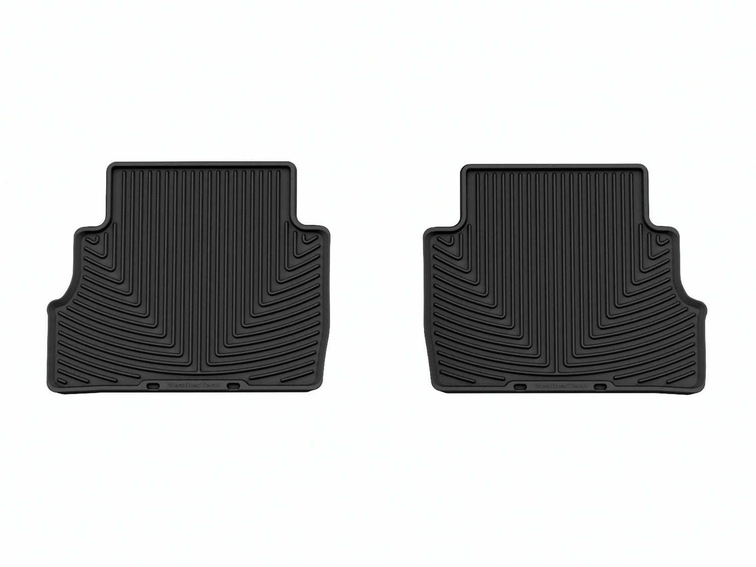WeatherTech All Weather Floor Mats; Black; Rear W413 thumbnail 0