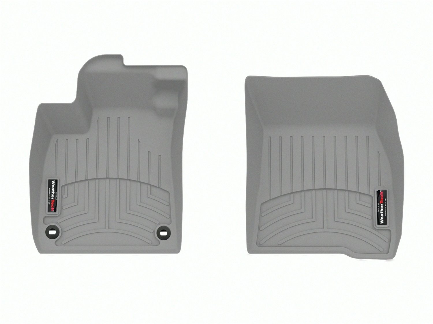 WeatherTech FloorLinerTM DigitalFit; Gray; Front 4618001 thumbnail 1
