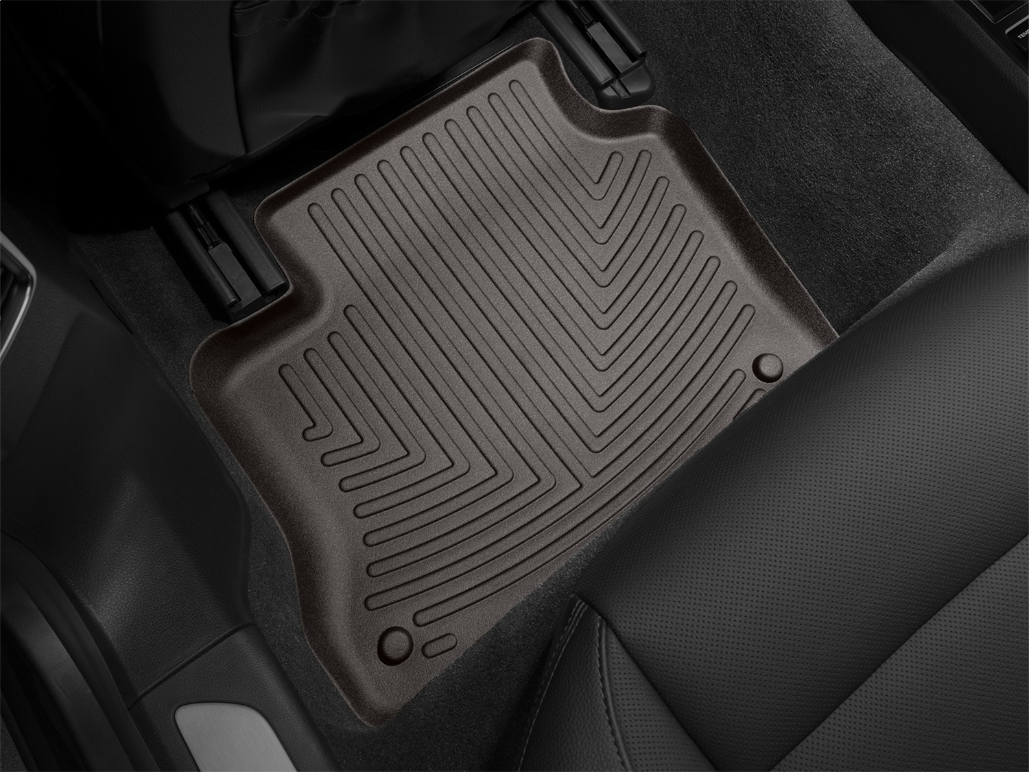 WeatherTech FloorLinerTM DigitalFit; Cocoa; Rear; 2 Piece 472572 thumbnail 0