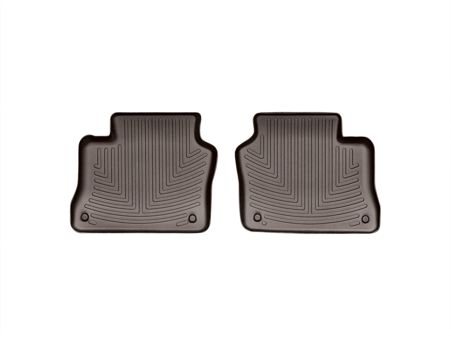 WeatherTech FloorLinerTM DigitalFit; Cocoa; Rear; 2 Piece 472572 thumbnail 1