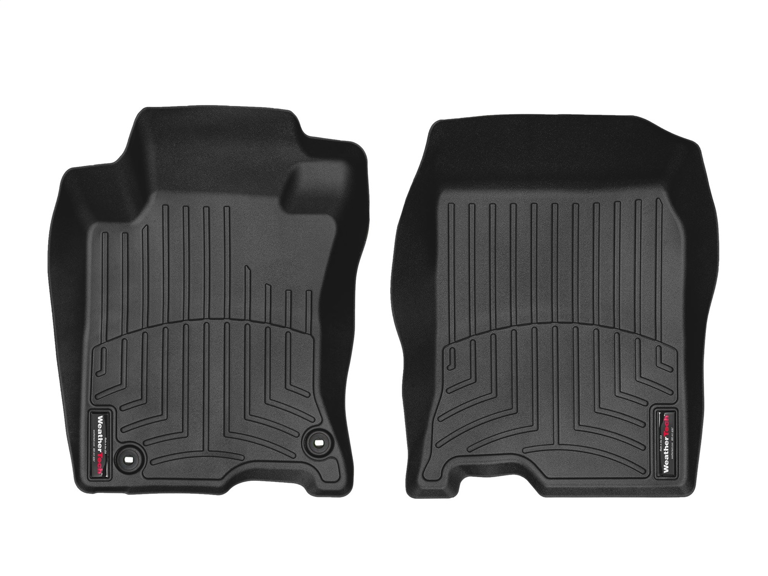 WeatherTech FloorLinerTM DigitalFit; Black; Front 4412751 thumbnail 0