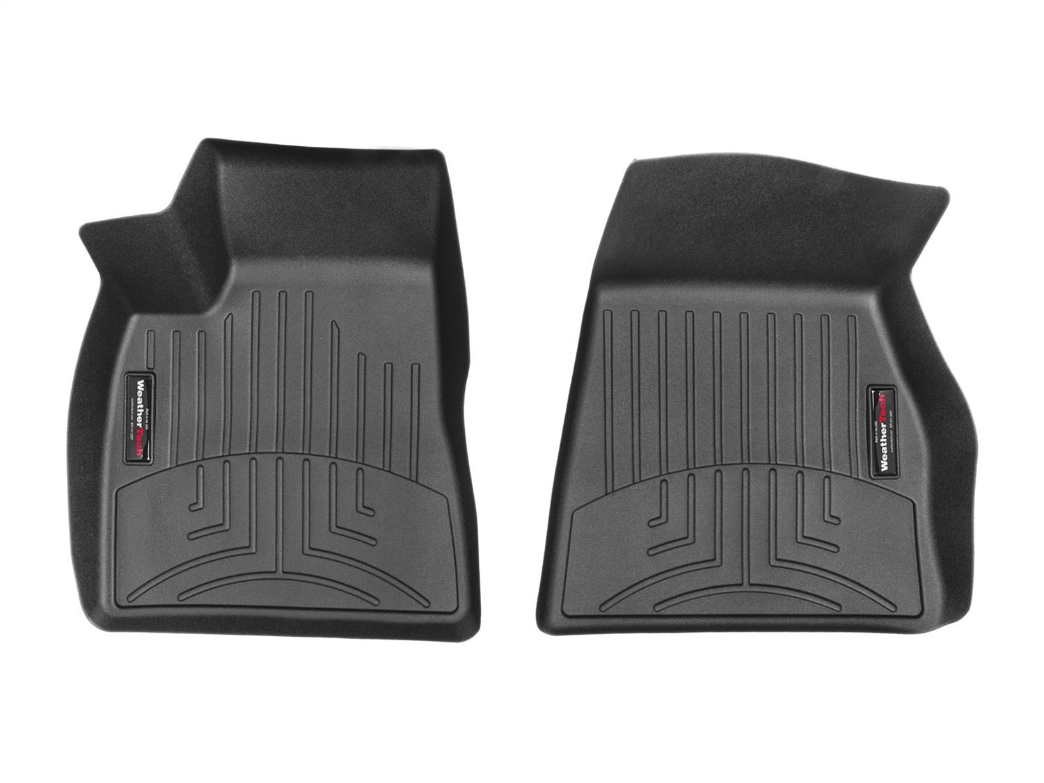 WeatherTech FloorLinerTM DigitalFit; Black; Front 448121 thumbnail 0