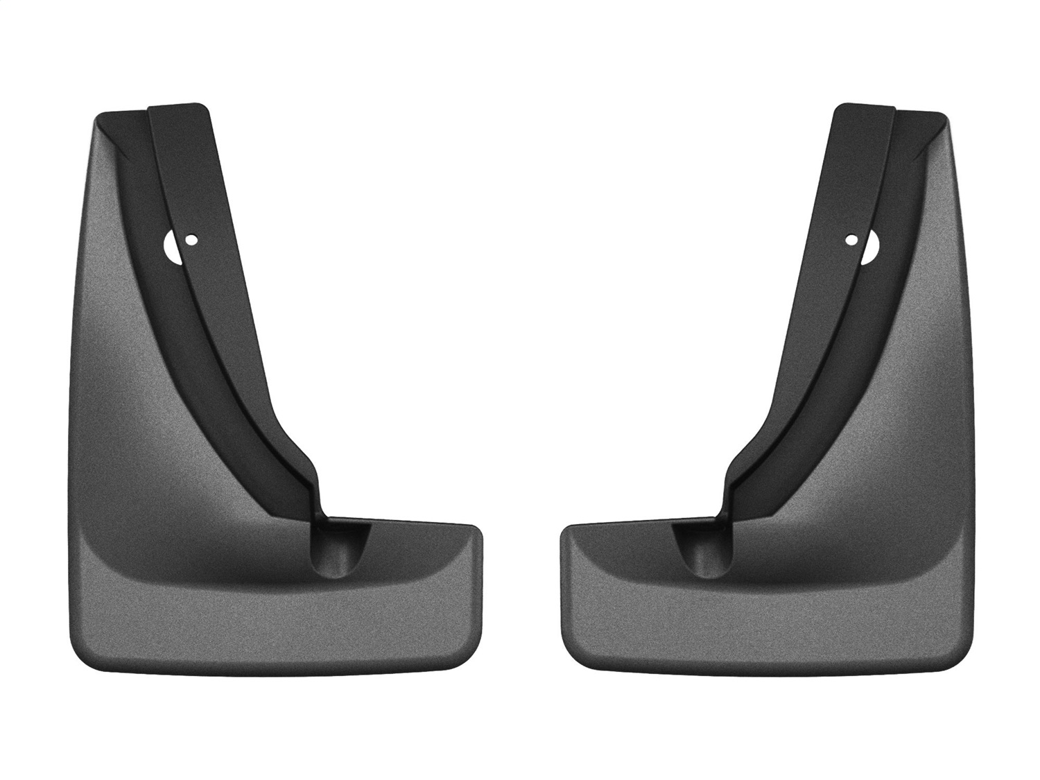 WeatherTech MudFlap No-Drill DigitalFit; Black 120191 thumbnail 0