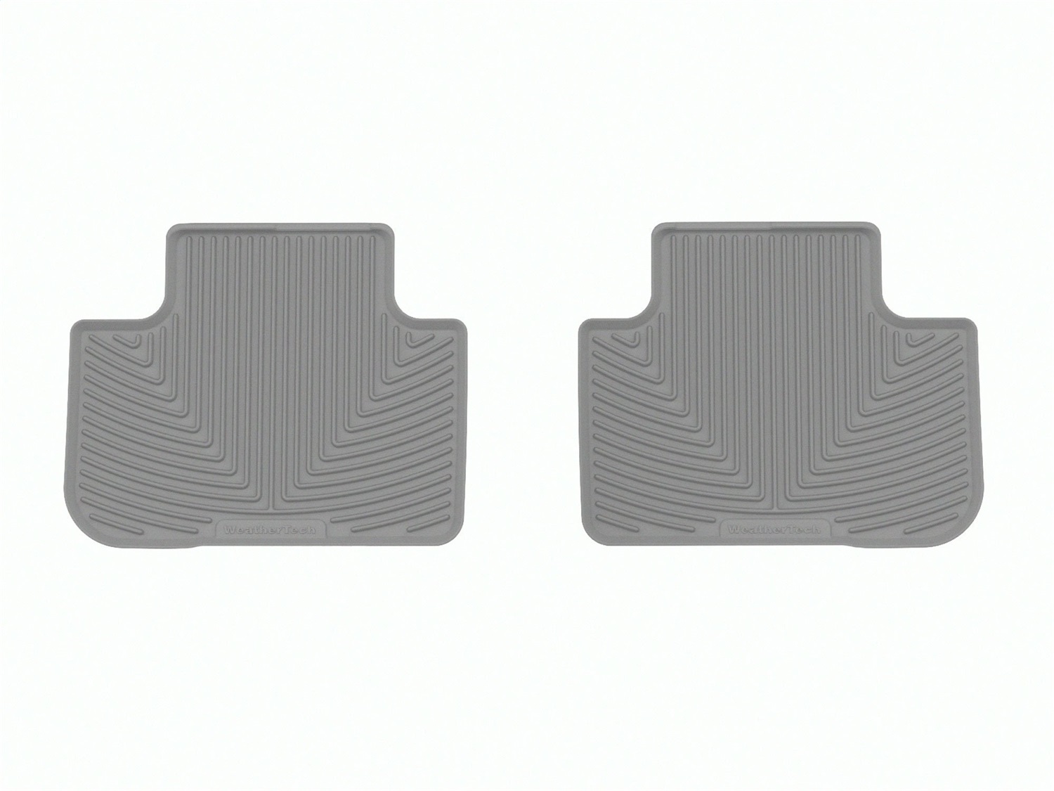 WeatherTech All Weather Floor Mats; Gray; Rear W660GR thumbnail 0