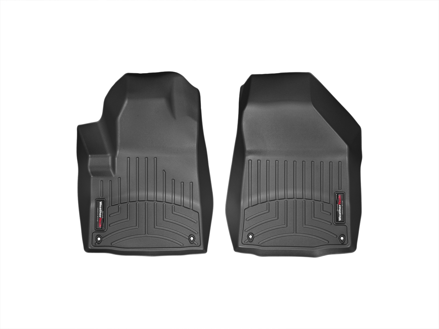 WeatherTech FloorLinerTM DigitalFit; Black; Front 445661 thumbnail 0