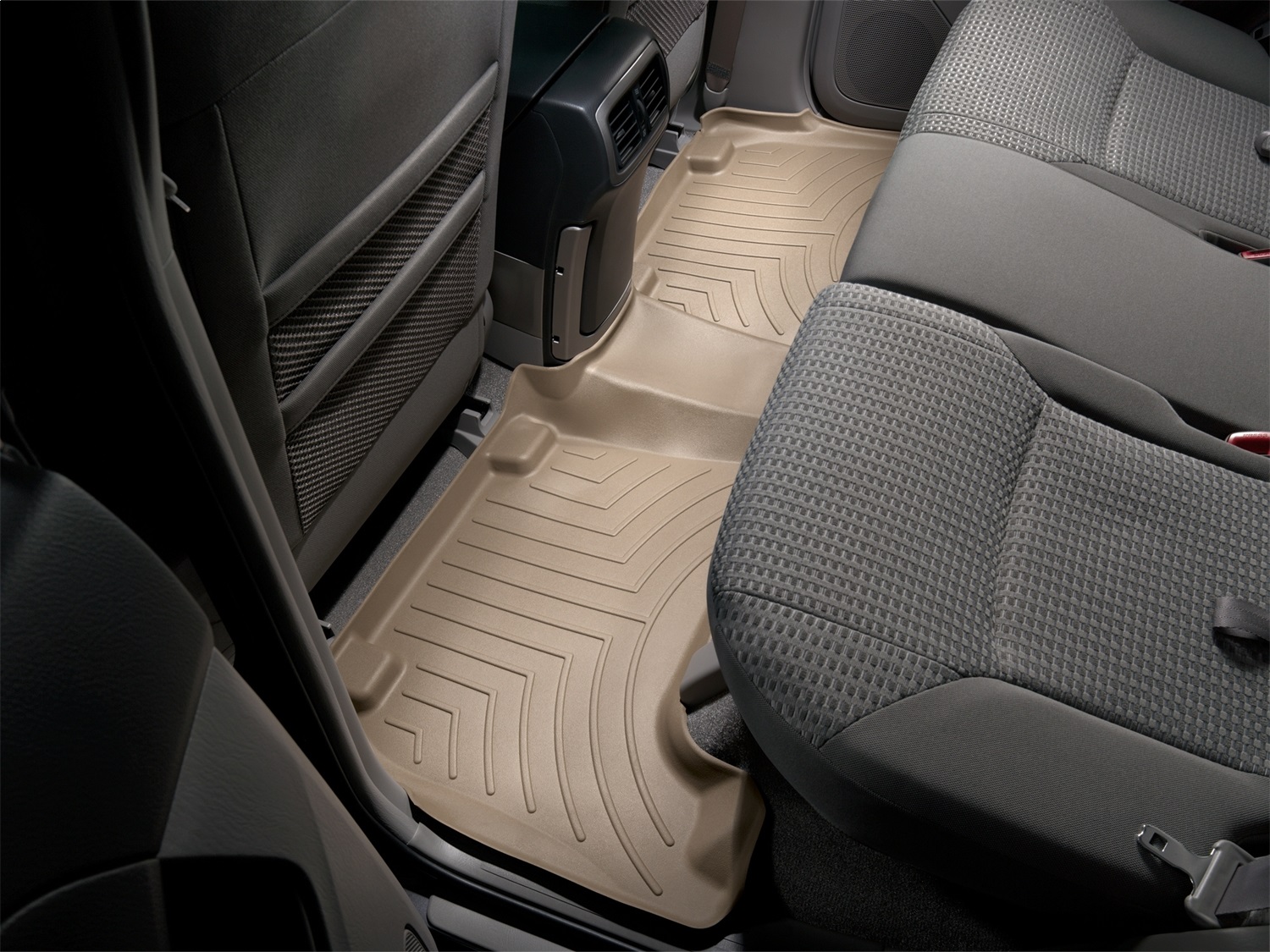 WeatherTech FloorLinerTM DigitalFit; Tan; Rear 450112 thumbnail 1