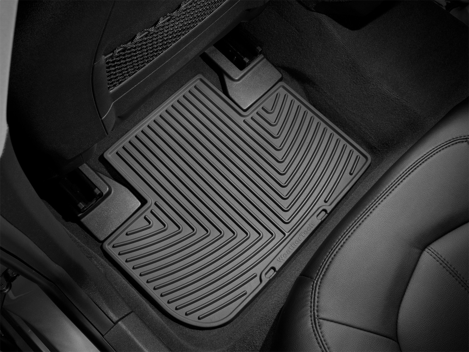 WeatherTech All Weather Floor Mats; Black; Rear W193 thumbnail 0