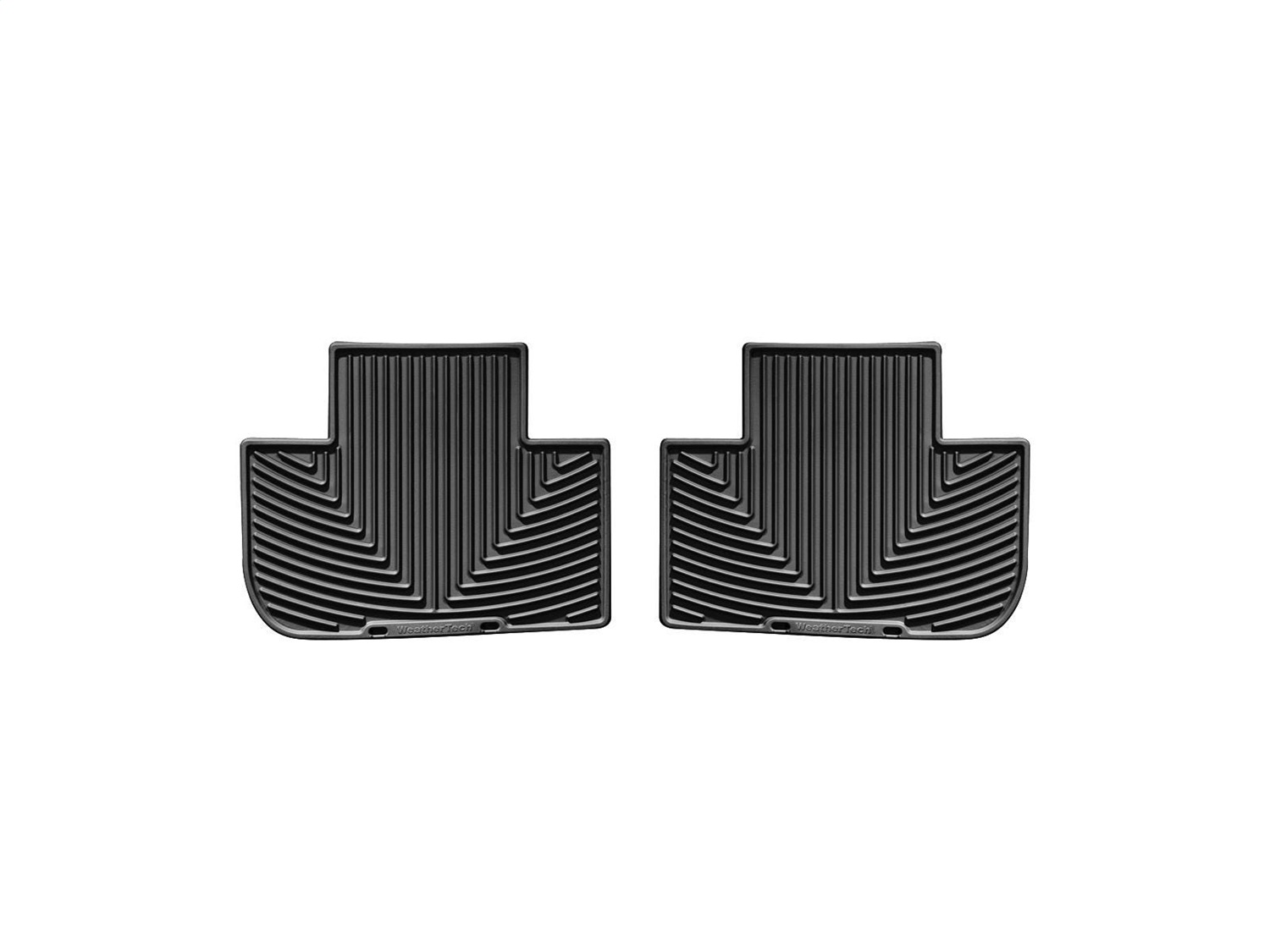 WeatherTech All Weather Floor Mats; Black; Rear W193 thumbnail 1