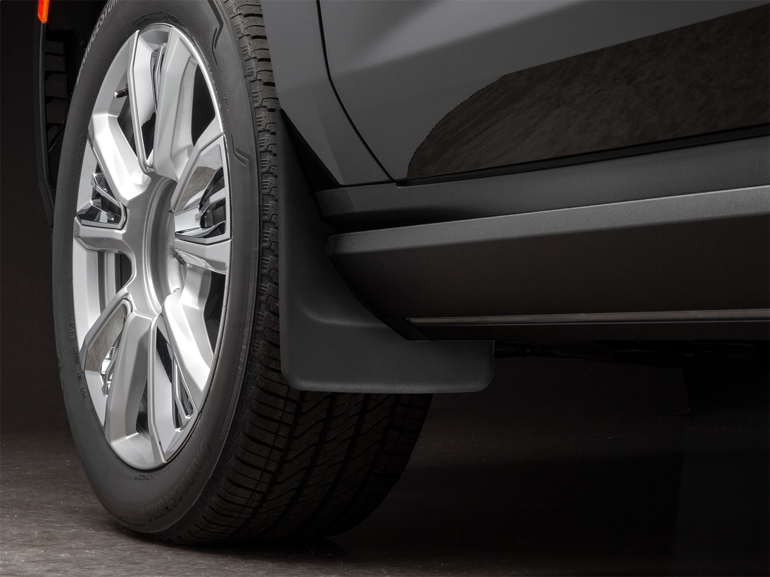 WeatherTech MudFlap No-Drill DigitalFit; Black 110126 thumbnail 1