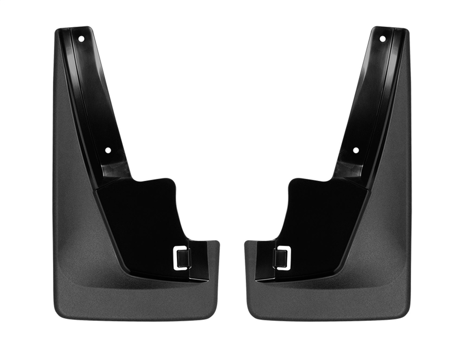 WeatherTech MudFlap No-Drill DigitalFit; Black 110124 thumbnail 0
