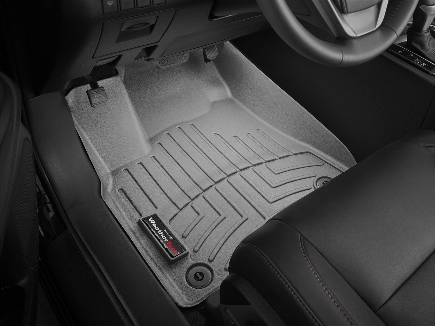 WeatherTech FloorLinerTM DigitalFit; Gray; Front 466321 thumbnail 0