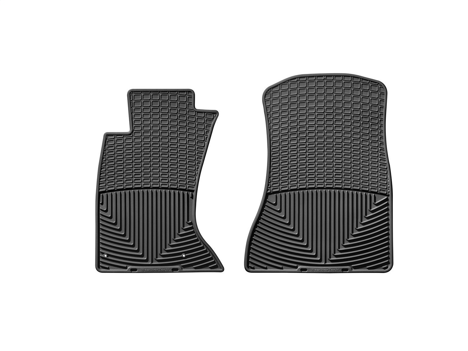 WeatherTech All Weather Floor Mats; Black; Front W78 thumbnail 0