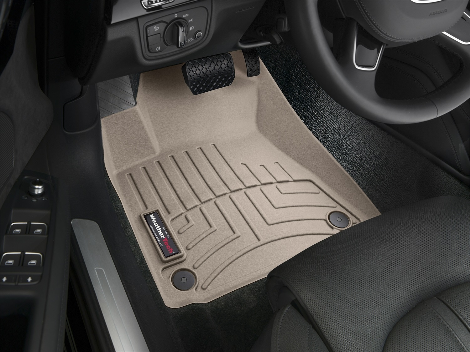 WeatherTech FloorLinerTM DigitalFit; Tan; Front 454201 thumbnail 1