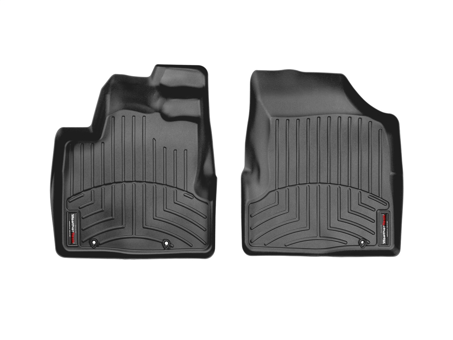 WeatherTech FloorLinerTM DigitalFit; Black; Front 440501 thumbnail 1