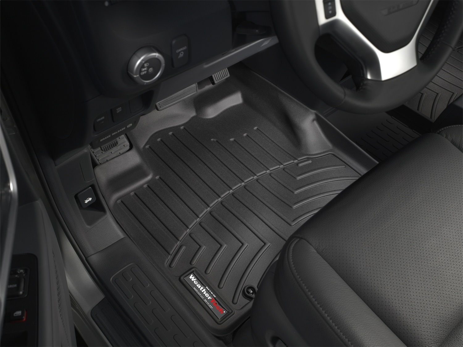 WeatherTech FloorLinerTM DigitalFit; Black; Front 440501 thumbnail 0