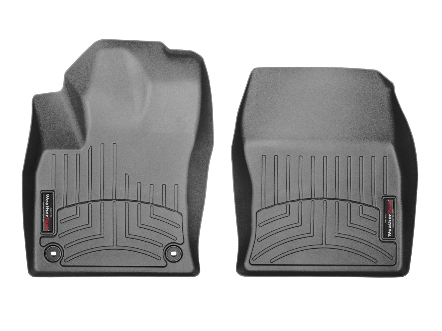 WeatherTech FloorLinerTM DigitalFit; Black; Front 449171 thumbnail 1