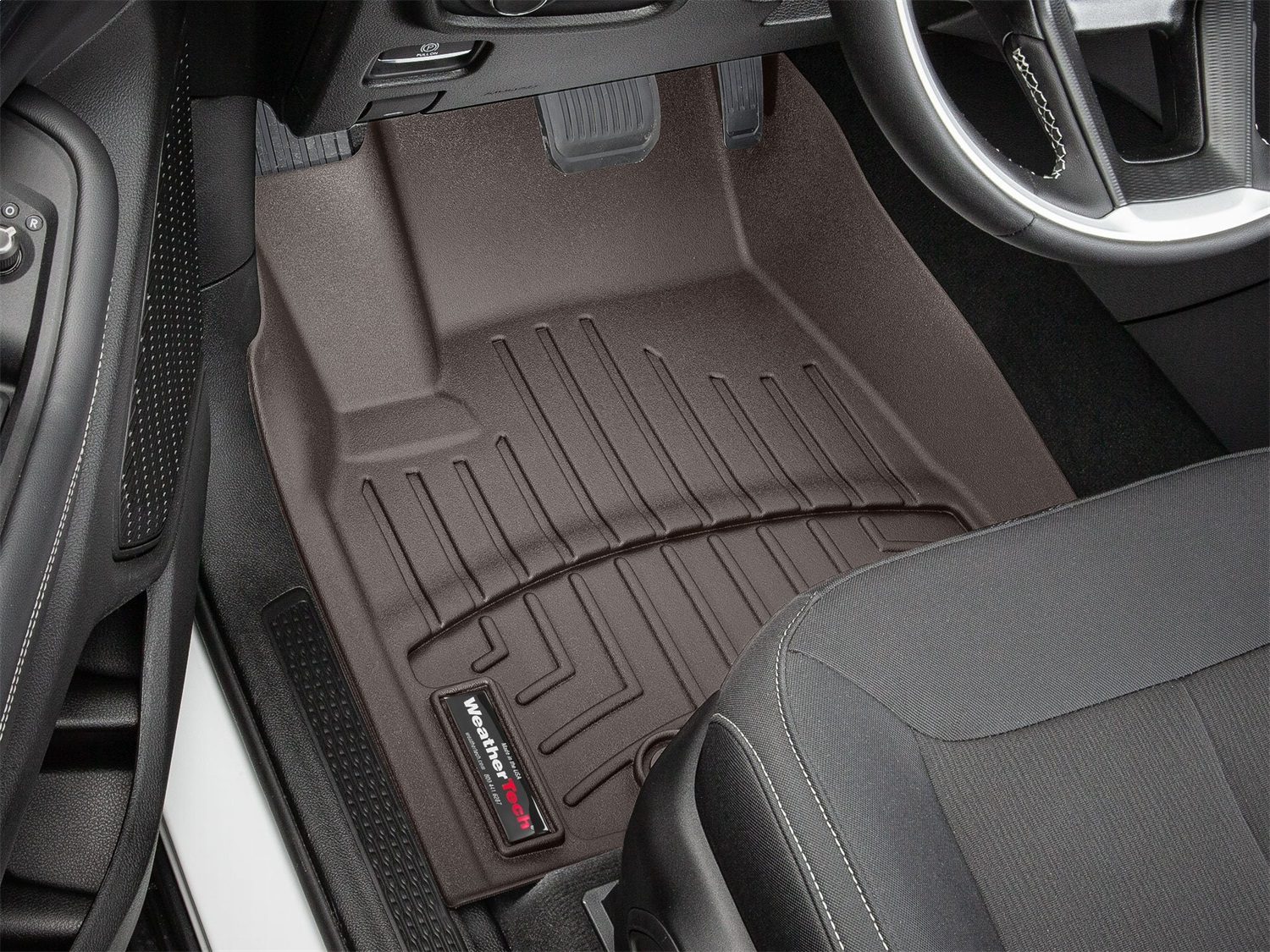 WeatherTech FloorLinerTM DigitalFit; Cocoa; Front 4717821 thumbnail 1