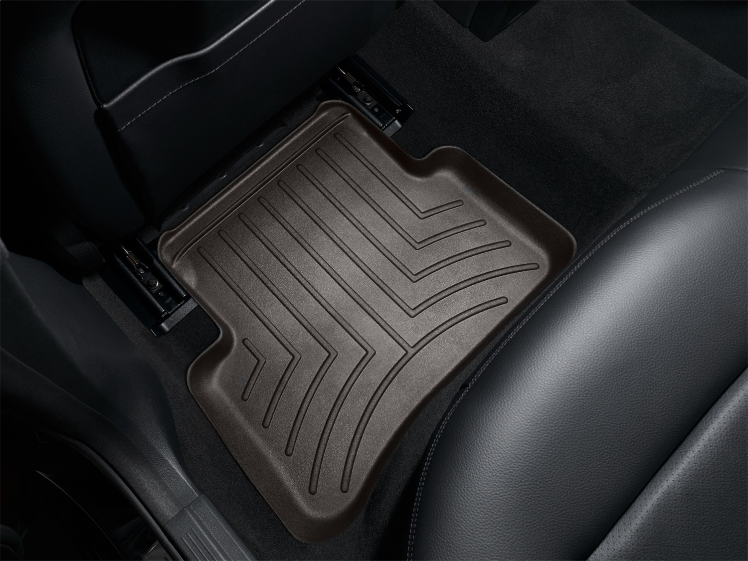WeatherTech FloorLinerTM DigitalFit; Cocoa; Rear; 2 Piece 472582 thumbnail 1