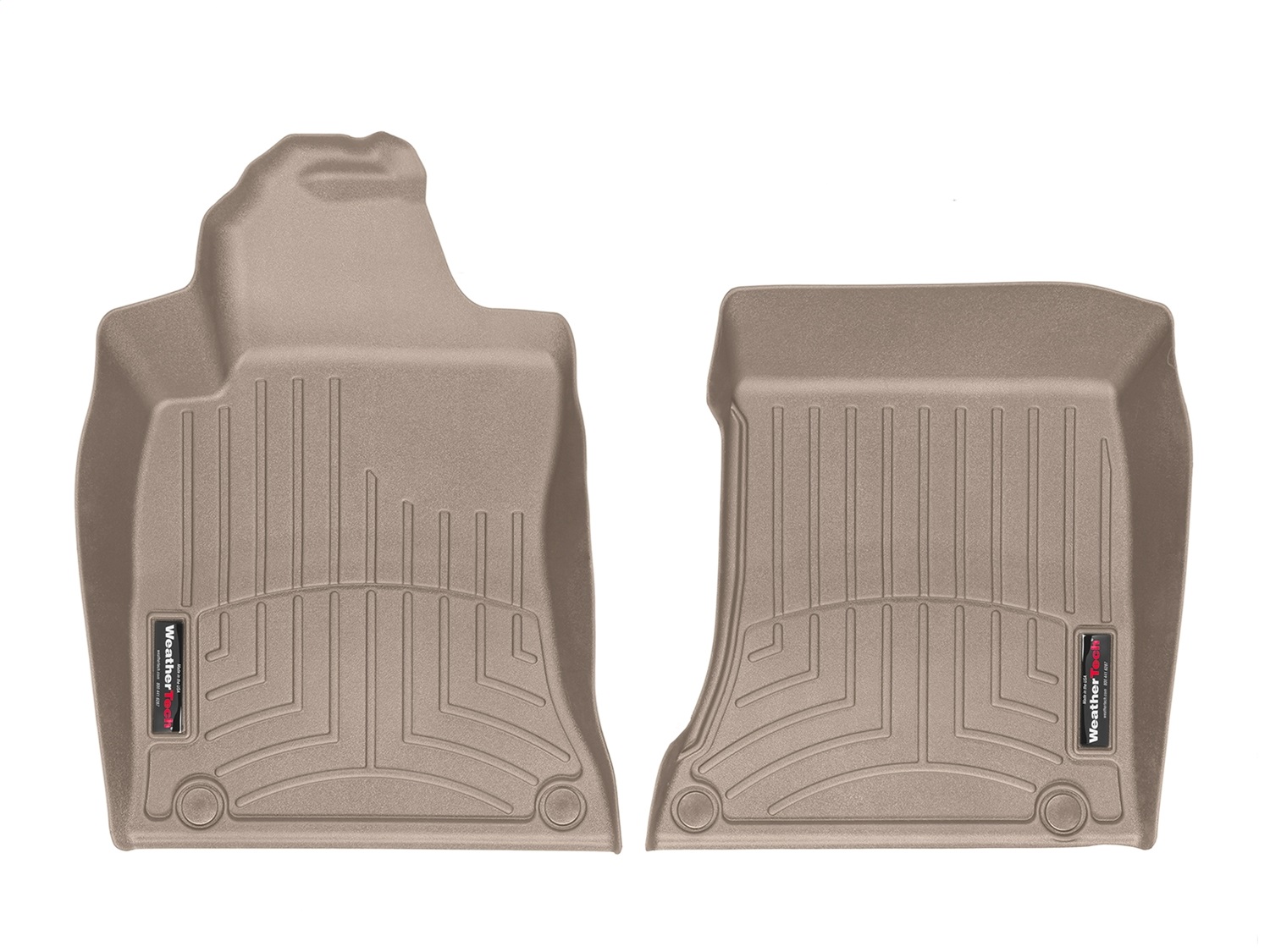 WeatherTech FloorLinerTM DigitalFit; Tan; Front 459741 thumbnail 0