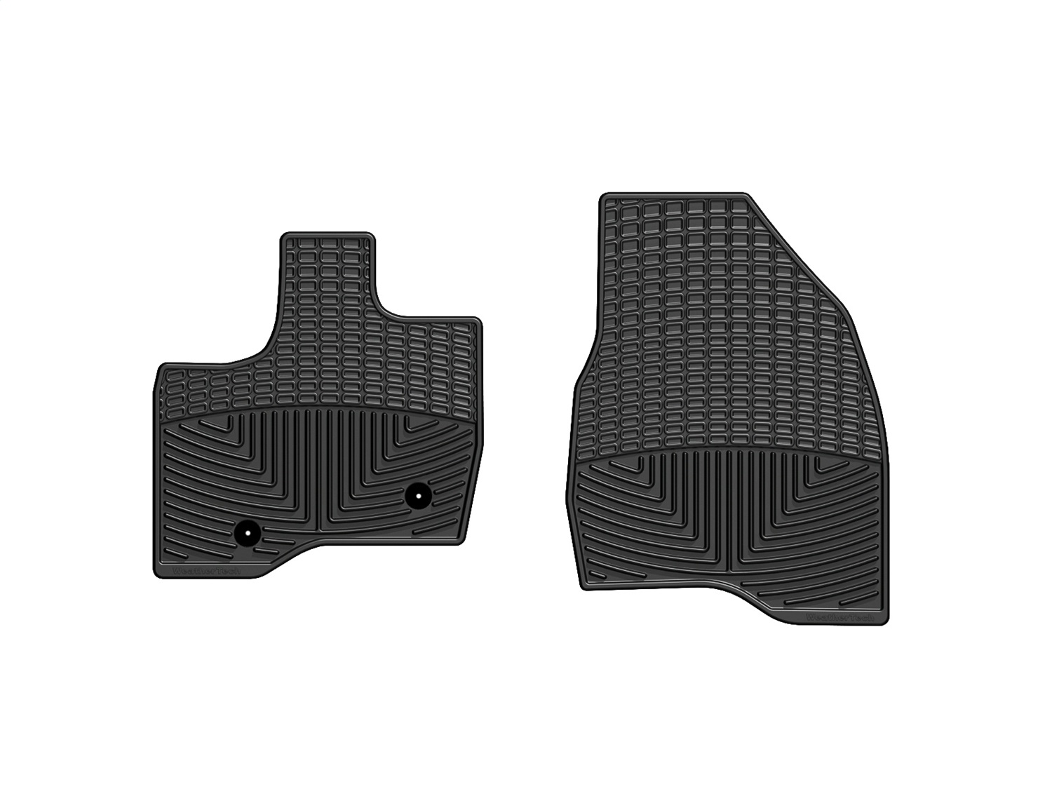 WeatherTech All Weather Floor Mats; Black; Front W230 thumbnail 1