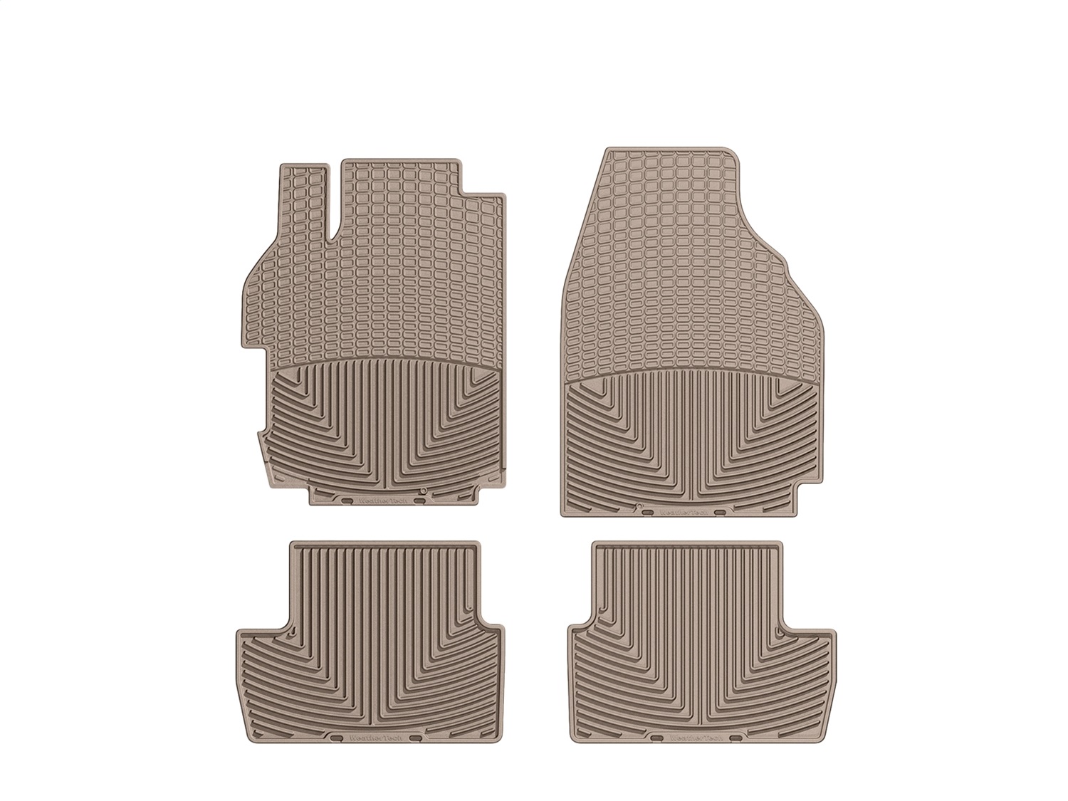 WeatherTech All Weather Floor Mats; Tan; Front and Rear WTNT189210 thumbnail 0