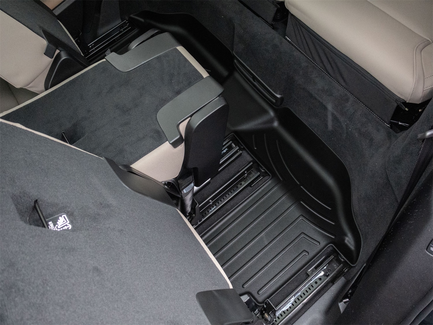 WeatherTech FloorLinerTM DigitalFit; Black; Third Row 4419274 thumbnail 1