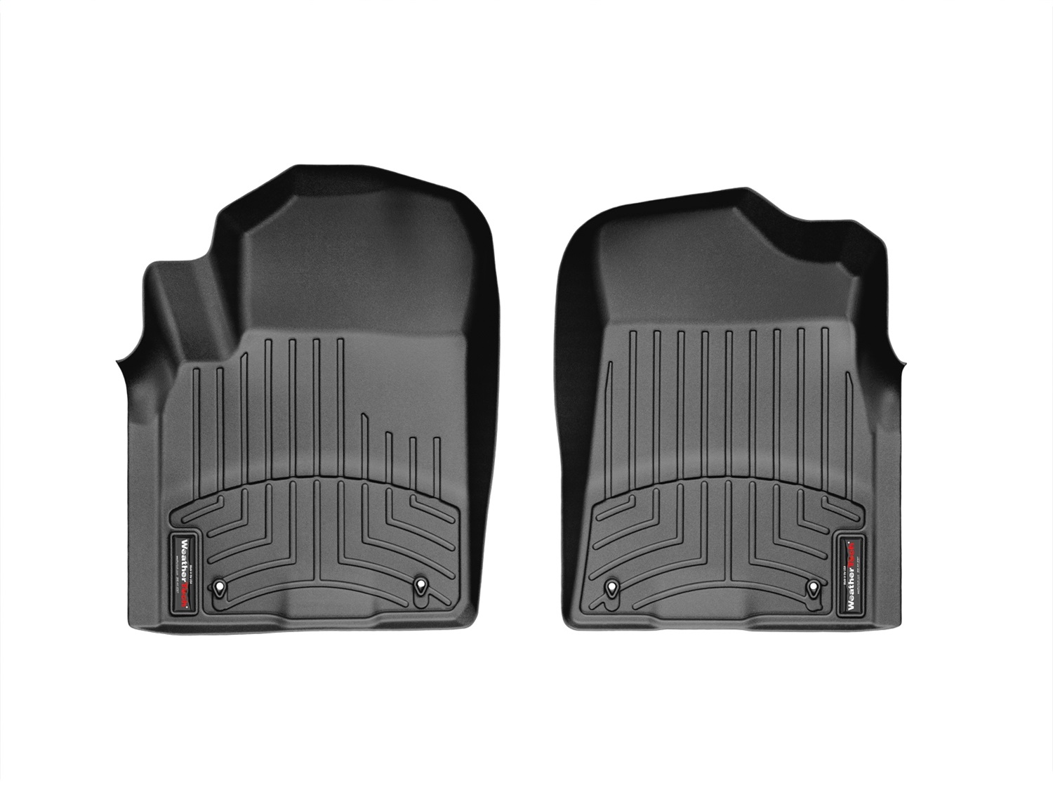 WeatherTech FloorLinerTM DigitalFit; Black; Front 443361 thumbnail 1