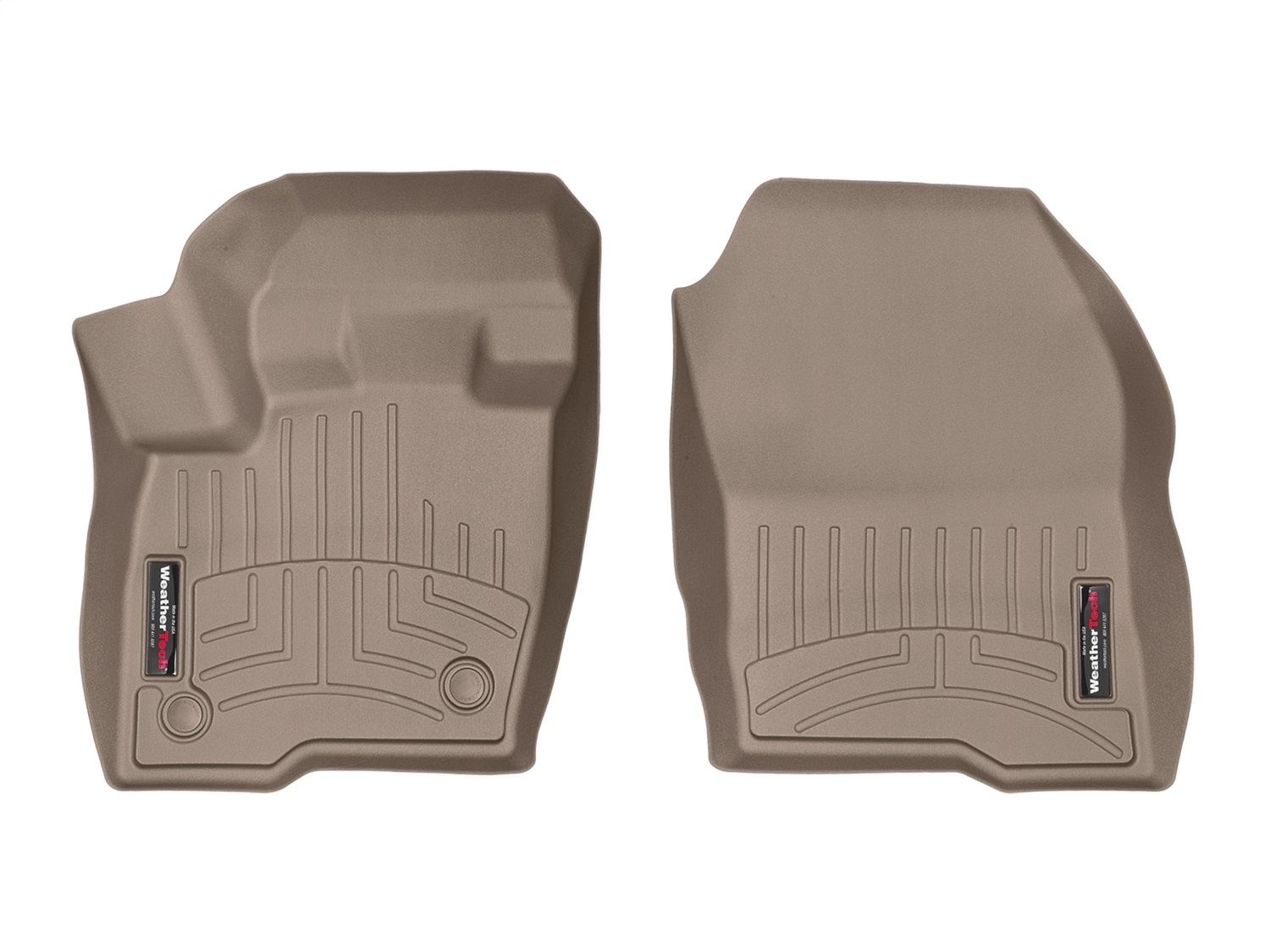 WeatherTech FloorLinerTM DigitalFit; Tan; Front 458151 thumbnail 0
