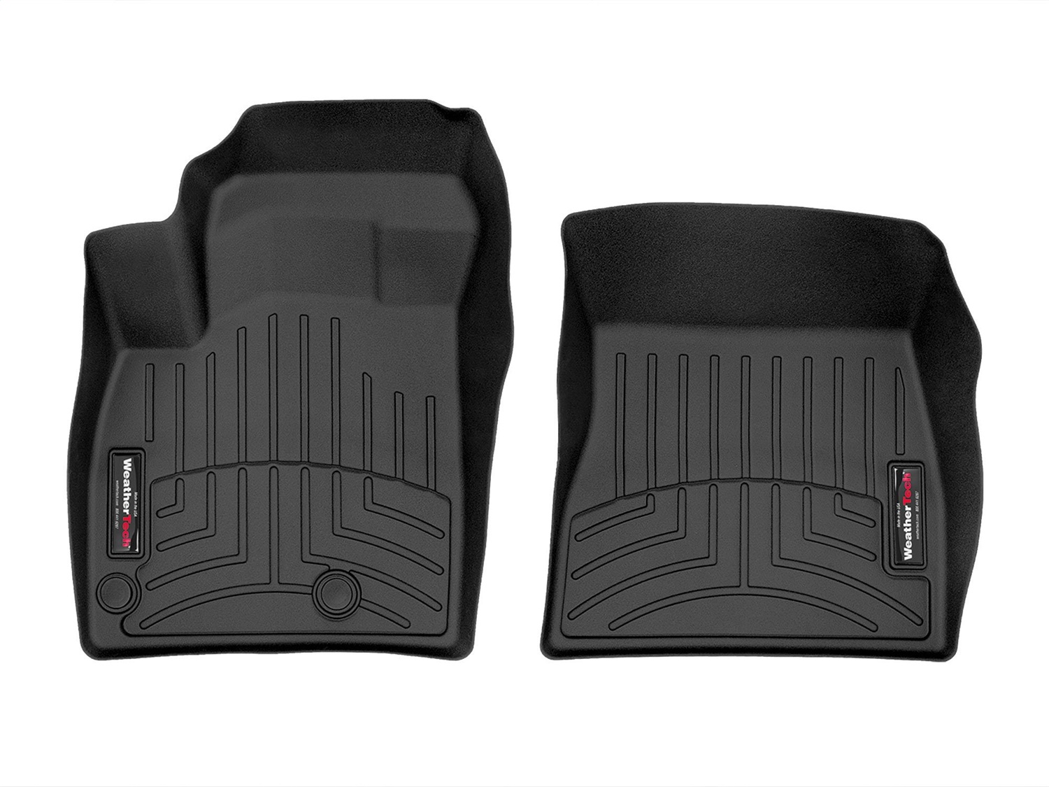 WeatherTech FloorLinerTM DigitalFit; Black; Front 4416831 thumbnail 0